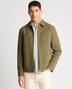 Regular Fit Cotton Utility Jacket