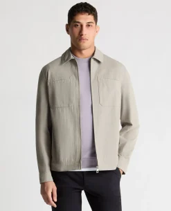 Regular Fit Cotton Utility Jacket