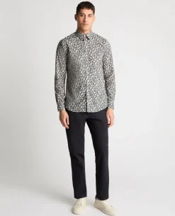 Regular Fit Floral Cotton Shirt