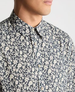 Regular Fit Floral Cotton Shirt