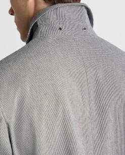 Regular Fit Micro-Houndstooth Chore Jacket