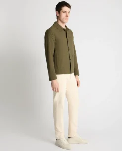 Regular Fit Seersucker Chore Jacket