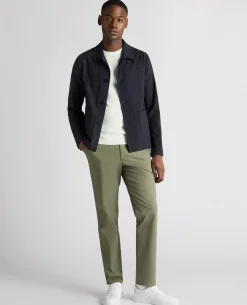 Regular Fit Seersucker Chore Jacket