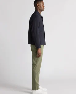 Regular Fit Seersucker Chore Jacket