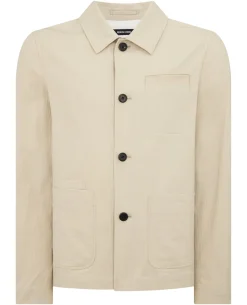 Regular Fit Seersucker Chore Jacket