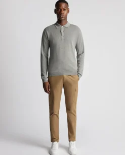Relaxed Fit Cotton Knitted Polo
