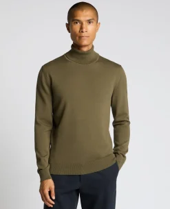 Roll Neck Cotton Sweater