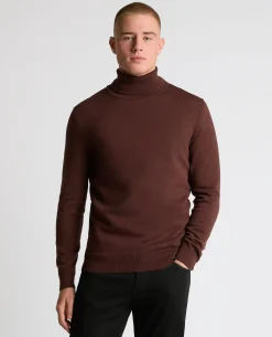 Roll Neck Cotton Sweater
