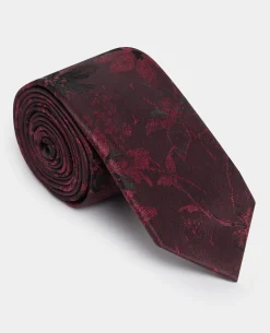 Shaded Floral Print Tie