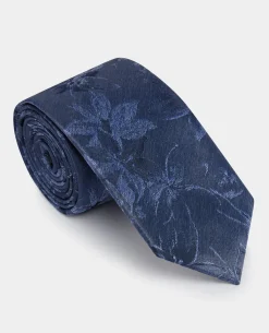 Shaded Floral Print Tie