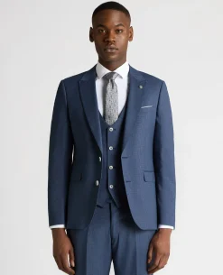 Slim Fit Checked Stretch Suit