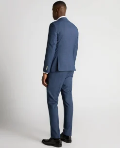 Slim Fit Checked Stretch Suit