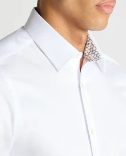 Slim Fit Contrast Detail Shirt