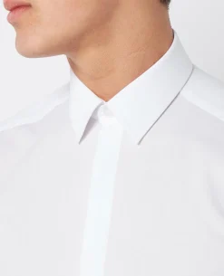 Slim Fit Cotton-Blend Shirt
