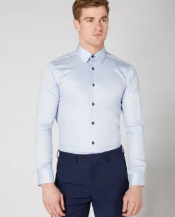 Slim Fit Cotton-Blend Shirt