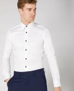 Slim Fit Cotton-Blend Shirt