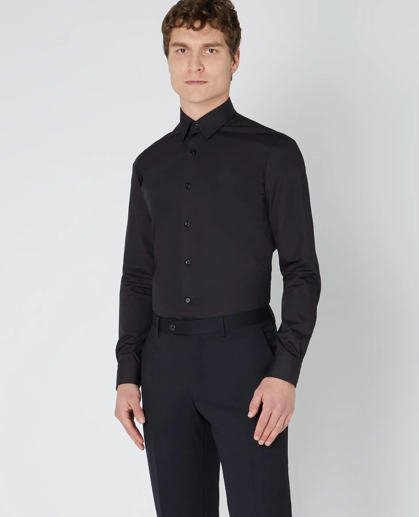 Slim Fit Cotton-Blend Shirt