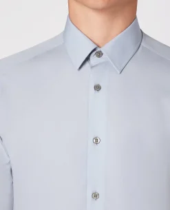 Slim Fit Cotton-Blend Shirt