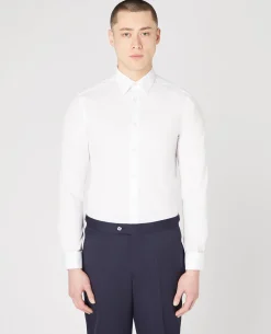 Slim Fit Cotton-Blend Shirt