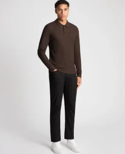 Slim Fit Cotton-Stretch Pique Polo Shirt