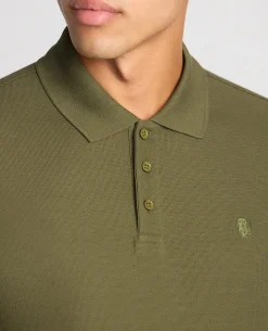 Slim Fit Cotton-Stretch Pique Polo Shirt