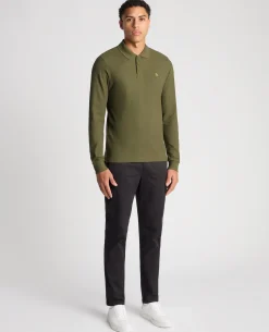 Slim Fit Cotton-Stretch Pique Polo Shirt