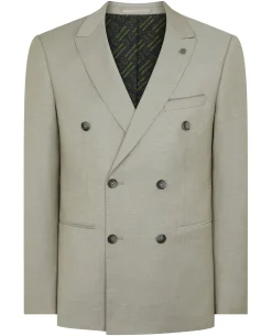 Slim Fit Double-Breasted Stretch Suit