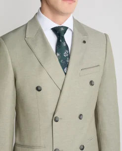 Slim Fit Double-Breasted Stretch Suit