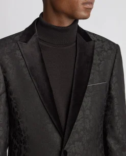 Slim Fit Floral Dinner Jacket