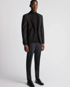 Slim Fit Floral Dinner Jacket