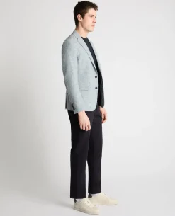 Slim Fit Linen Blend Jacket