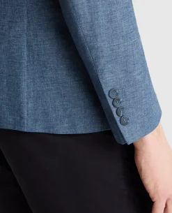 Slim Fit Linen Blend Jacket