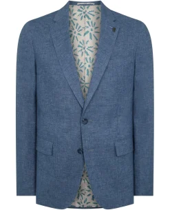 Slim Fit Linen Blend Jacket