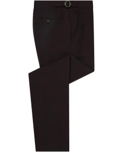 Slim Fit Linen Blend Suit Trousers