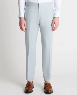 Slim Fit Linen Blend Suit Trousers