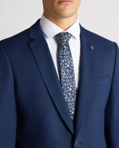 Slim Fit Micro Check Stretch Suit