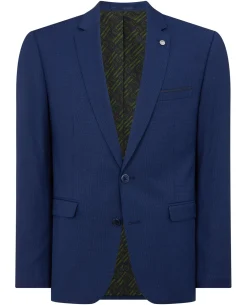 Slim Fit Micro Check Stretch Suit