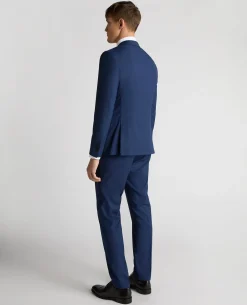Slim Fit Micro Check Stretch Suit