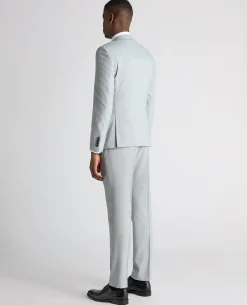 Slim Fit Micro Houndstooth Suit