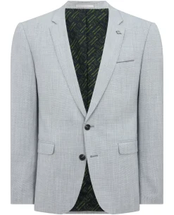 Slim Fit Micro Houndstooth Suit