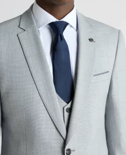 Slim Fit Micro Houndstooth Suit