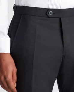 Slim Fit Satin Stripe Suit Trouser