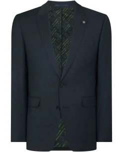 Slim Fit Stretch Printed Suit