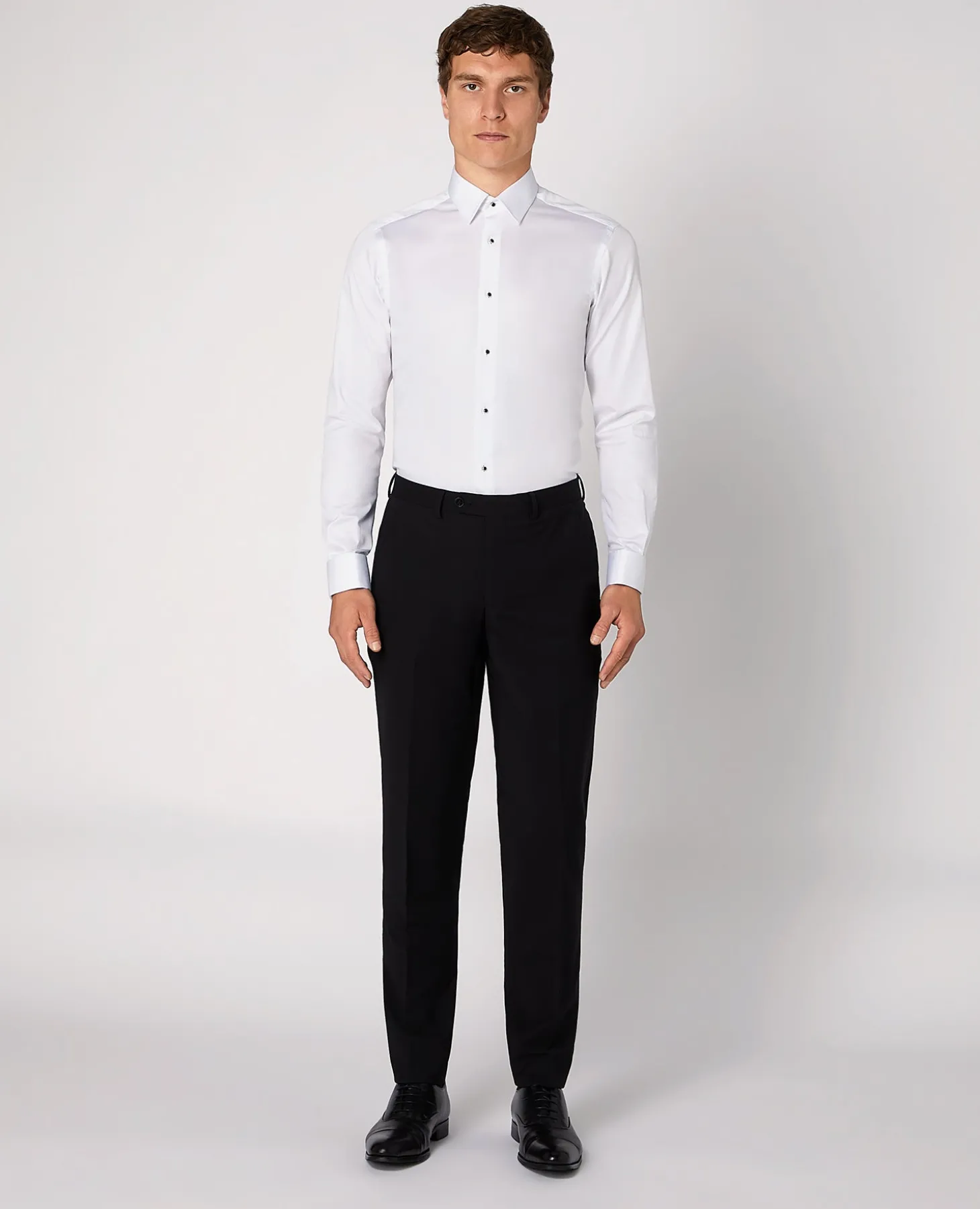 Slim Fit Stud Button Shirt