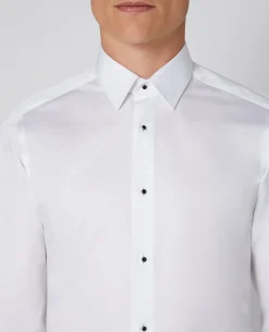 Slim Fit Stud Button Shirt