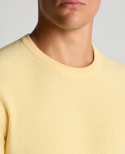 Slim Fit Wafffle Knitted Tee