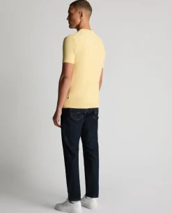 Slim Fit Wafffle Knitted Tee