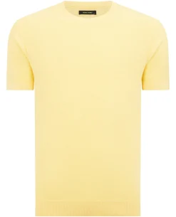 Slim Fit Wafffle Knitted Tee