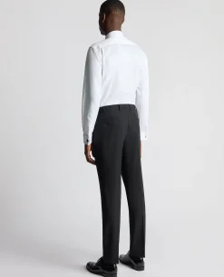 Slim Fit Wool-Blend Formal Trousers