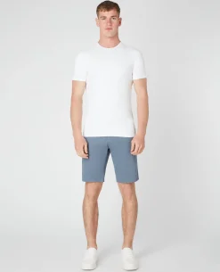 Slim Leg Cotton-Stretch Chino Short